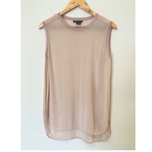 Vince Blush Pink Hi Lo Tank Cami Size medium